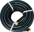 Fevone Garden Hose 25 ft Kink-Free Flexible Water Hose Heavy Duty Hybrid Polymer 5/8 Inner Diameter Hose 3/4 Brass Fittings