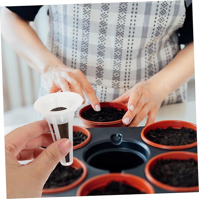 Toyvian 24-Piece Hydroponic Growing System Set with Humidity Dome and Net Pots for Indoor Gardening for Seed Starting Includes Insulation Lids and Planting Sponges