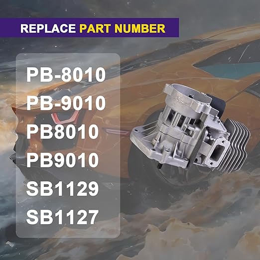 Short Block Engine Assembly SB1127 Compatible with Echo Backpack Blowers PB-8010H PB-8010T PB-9010H PB-9010T Durable Replacement for High-Performance Leaf Blowers