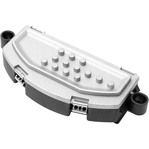 Front HVAC Blower Motor Resistor Replacement by AA Ignition - Fits Chrysler Dodge and Jeep Vehicles - 2014-2023 300 Challenger Charger Durango Grand Cherokee - Replaces 68224171AA 984-498