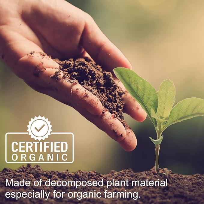 Old Potters Organic Compost - Plant Based Potting Soil - Home Garden Fertilizer - Complete Food - Boosts Plant Growth - Use for Indoor and Outdoor Farming ~25 lbs (24 Quarts)