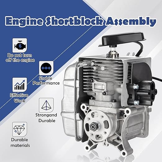 577424401 Complete Engine Shortblock Assembly - Engine Shortblock Assembly fit for Redmax EBZ8500RH Backpack Blower EBZ8500