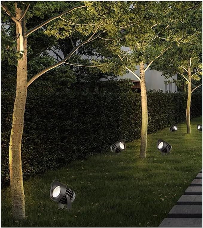 Outdoor Spotlights - Spotlight Led Beam Light - Led Spot Lights AC85-265V COB Tree Lighting IP65 Outdoor Waterproof Landscape Floodlights Garden Villa Courtyard Lawn Lights(Yellow30W)