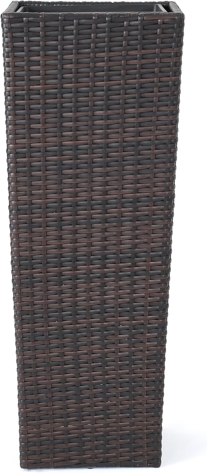 Rattan Flower Pot Brown