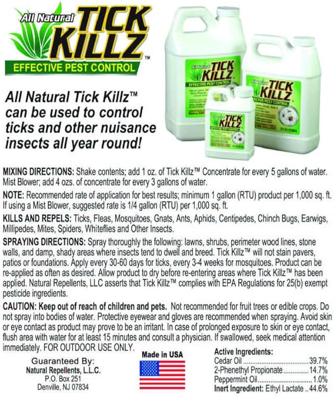 Tick Killz All Natural Pest Control Hose End Spray