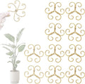 Plant Stem Support Set Reusable Plastic Climbing Plant Supports Plants Trellis Plant Support for Indoor Plants Upgrade Plastic Reusable Plant Stabilizer Indoor Plants Accessories (Heart 12pcs)