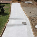 Geotextile Membrane - 1m/1.5m/2m Wide Non-Woven Geotextile Filter Fabric for Driveway/French Drains/Underlayment/Road Stabilizationr Grass Weed Protection Barrier(White1mx70m/3.3ftx230ft)