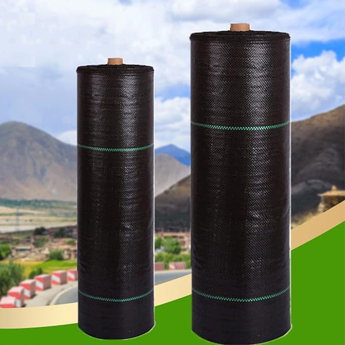 Weed Barrier Landscape FabricWoven Weed Control Fabric Geotextile Fabric for Underlayment Garden Lawn FabricWeed Block Control Gardening Mat Fabrics Ground Cover (Size : 1.5x150m/5x392ft)