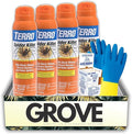 4X TERRO Spider Killer Aerosol 16 oz Bundle with Glue Board Trap and Cleaning Gloves – Ant Spray and Spider Repellent Indoor &amp Outdoor – Gift Set (6 Items)