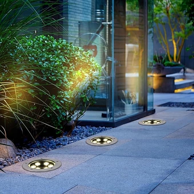 IP67 Waterproof LED Outdoor Spotlight Floodlight - Landscape Ground Lights for Garden and Yard