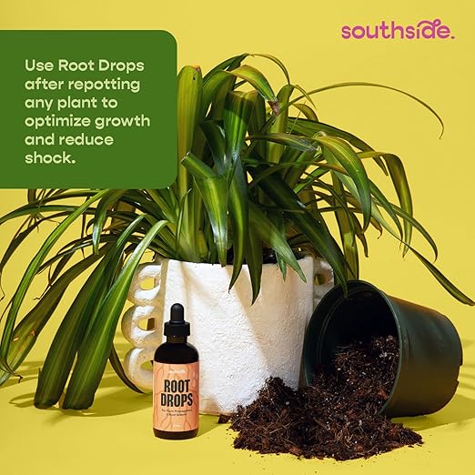 Root Drops - Liquid Rooting Vitamins | Fast Propagation Stronger Roots Less Shock | Works in Water Soil Leca Moss | for All Indoor Houseplants Like Pothos Monstera Philodendron (4 oz)