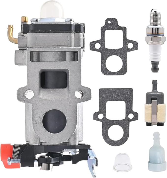 A021004920 Carburetor with Fuel Filter for Echo PB-8010H PB-8010T PB-9010 EB810 WYAB-1 79.9cc 2 Cycle Backpack Leaf Blower