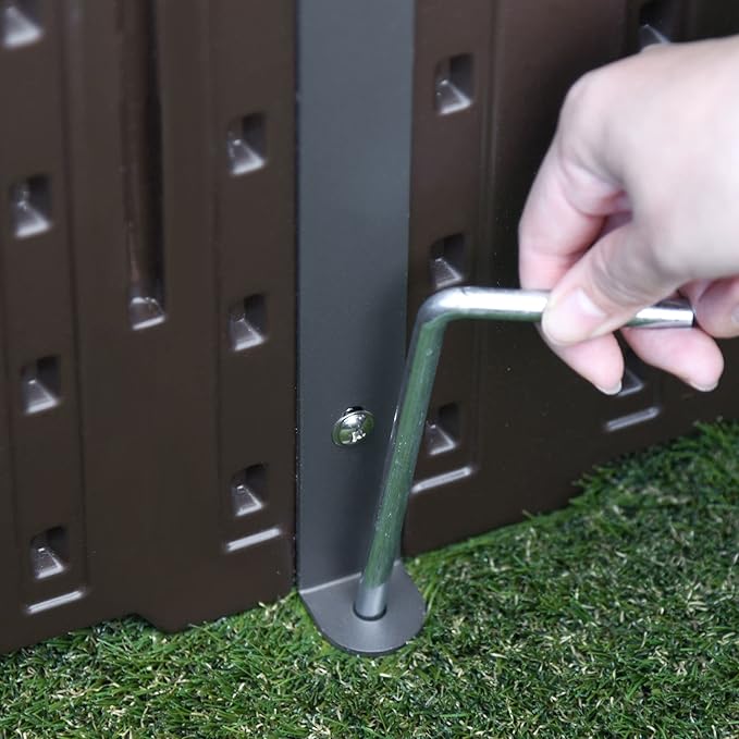 Outsunny 48 x 24 x 12 Raise Garden Bed Planter Box Above Ground Garden for Flowers Herb Vegetables with Easy Assembly Brown