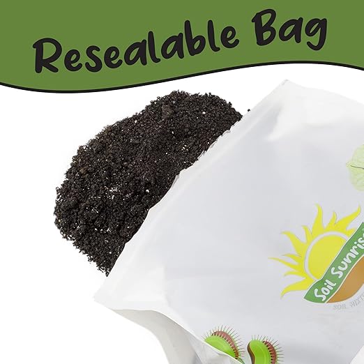 Soil Sunrise Premium Organic Worm Castings (8 Pounds) 8QT All Natural Soil Additive Soil Builder and Fertilizer