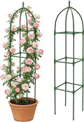 Garden TrellisAdjustable Height Vertical Obelisk Stand - Tall Trellis for Climbing Plants Outdoorfor Balcony House Outside Wedding Vegetable Flower Fruit