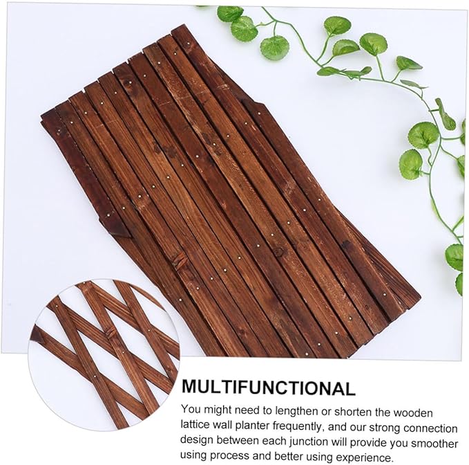 Wooden Vine Support Plant Cages for Outdoor Wooden Garden Trellis Planter
