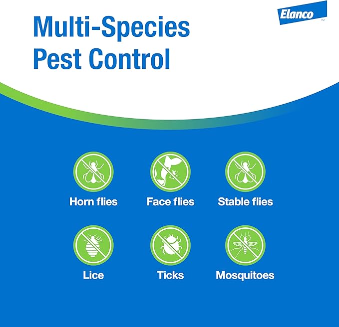 Permectrin CDS Pour-on Insecticide Pour-On &amp Premise Spray | Controls Flies Lice &amp Ticks | 0.5 Gal Jug