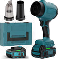 2 Functions: Airflow+Vacuuming Cordless Leaf Blower with Fast Charger2 Batteries1700 Wind Pressure 450CFM &amp150MPH and 3 Speed Mode Lightweight Electric Blowers for LawnYard Leaves DustSnow