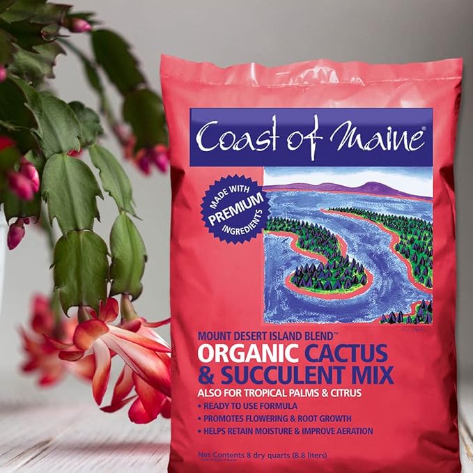 Coast of Maine - Mount Desert Island Blend - Organic Cactus and Succulent Mix 8qt