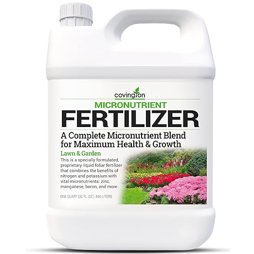 All Purpose MicroNutrient Plant Food &amp Lawn Fertilizer Indoor/Outdoor/Hydroponic Liquid Plant Food Growth Boosting MicroNutrients for House Plants Lawns Vegetables &amp Flowers (32oz.) USA M