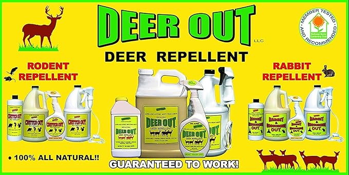 DEER OUT® 1 Gallon Ready-to-Use Refill - Deer Repellent.