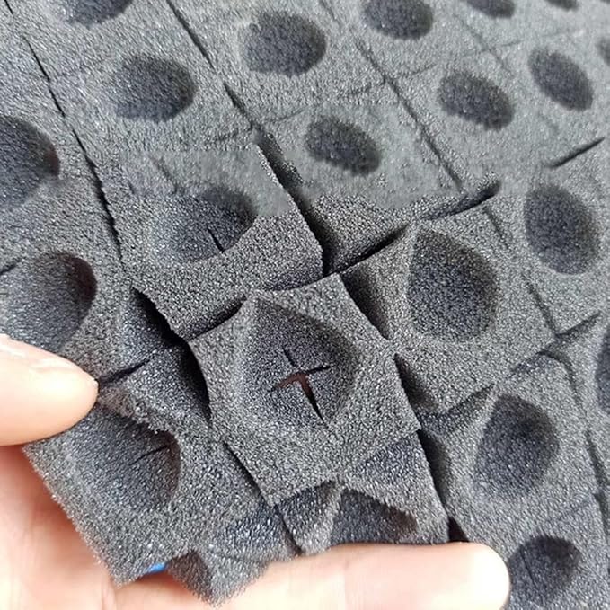 100Pcs Soilless Hydroponic Sponge Growing Media Cubes Planting for Gardening Tool Square Seedling Foam Nursery Pot