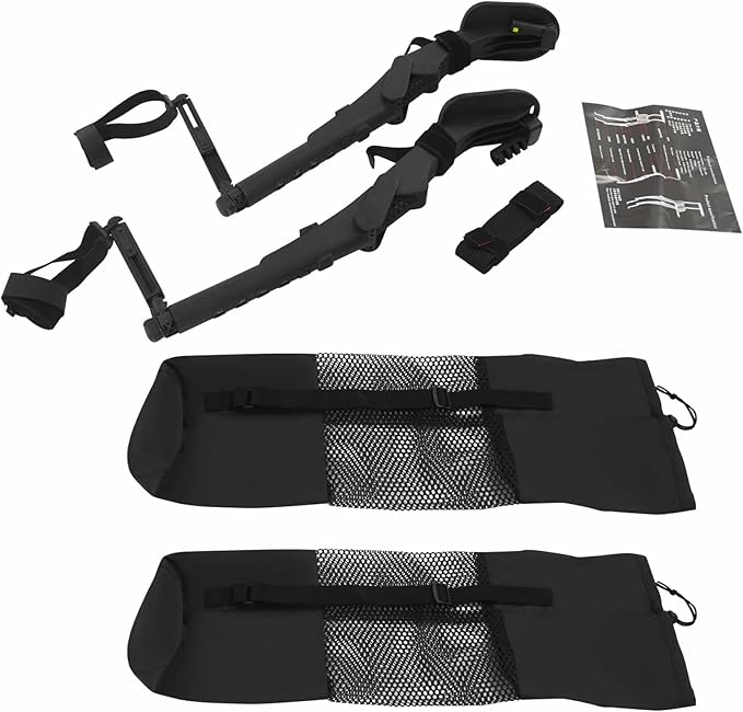 Exoskeleton Seat MAX 330lbs Foldable Chair for Outdoor Wearable Invisible Seat Portable Height&ampAngles&ampWidth Adjustable Easy Carry