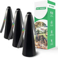 Fly Away - 3 Pack Outdoor Fly Repellent Fan Outside or Inside Table use Restaurant Barbeque Events Deter Flies Wasps Bees Other Moscas and Bugs Away Battery Operated Tabletop Hanging Hook.