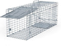 Humane Way Folding 32 Inch Live Humane Animal Trap - Safe Traps for All Animals - Raccoons Cats Groundhogs Opossums - 32 L x 10.2 W x 12.2 H