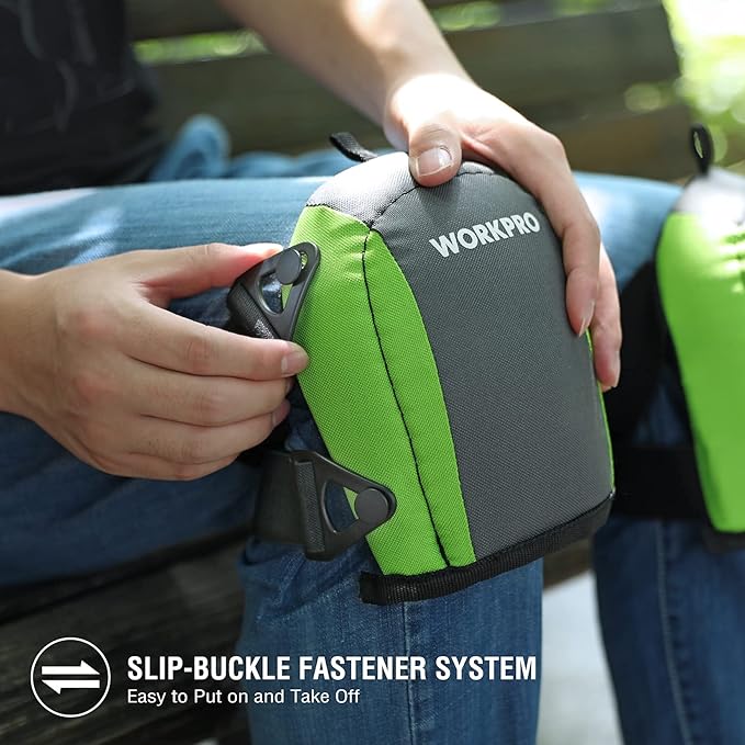 WORKPRO Garden Tools 7 Piece Set + Garden Knee Pads