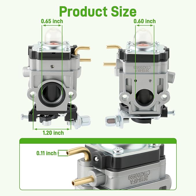 Ruixing OEM 751-20089 Carburetor for MTD Craftsman BP510 CMXGAAMR51BP 41AR51BP793 Blower OEM Carburetor for Troy-Bilt TB51BP 41AR51BP766 41AR51BP866 41AR51BP793 Handheld Blower