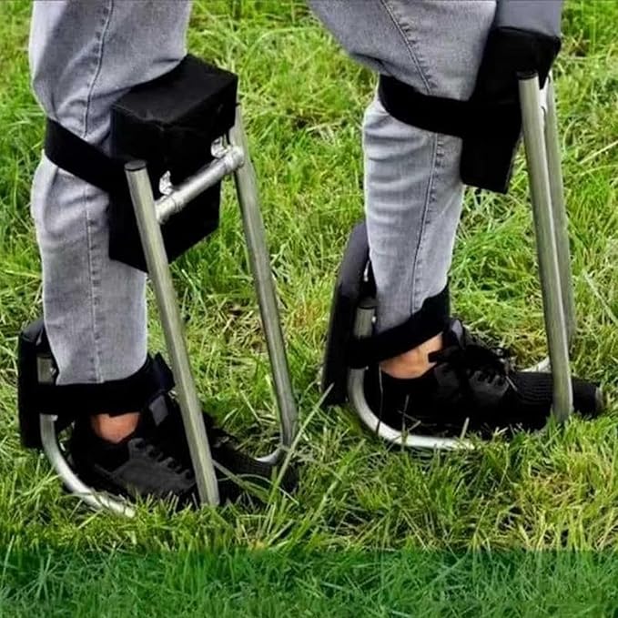 Knee Seat for GardeningPortable Kneeseat Leg BraceStrap On Kneeling Device for Garden Protection Knees Feet Leg