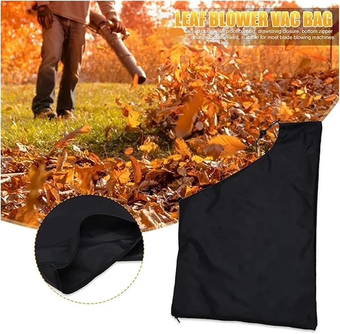 Leaf Blower Vacuum Bag for Garden Electric Leaf Blower Bag Vacuum Bag Outdoor Dustproof Replacement Part Shredder Lawn for Gardens Parks