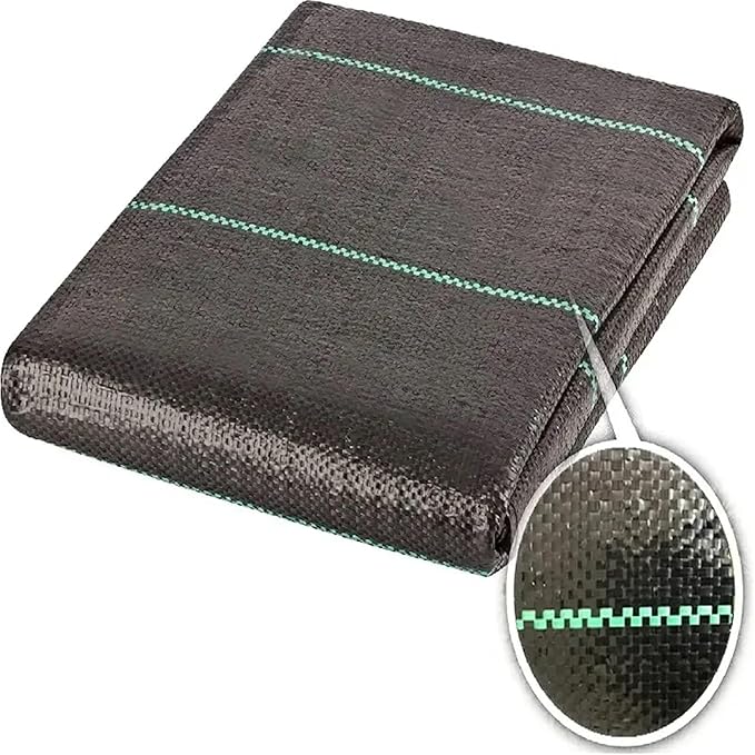 Weed Barrier Fabric Garden Landscape Fabric Weed Barrier Heavy Duty Driveway Gardening Mat Polypropylene Ground Cover for Gardening