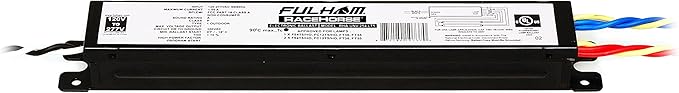 Fulham Lighting Fulham Racehorse Linear Ballast for T5HO RHA-UNV-254-LT5  Black