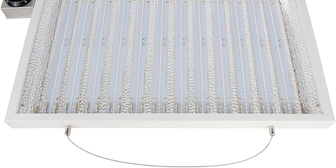 The LED Panel with UV 365nm Light 2X1Ft/100W &amp Build-in Timer120-277V Input Great for a Stand Along LED Grow Lights or Boost UV Input to get Strong and Fast Growing. (2X1Ft/100W)