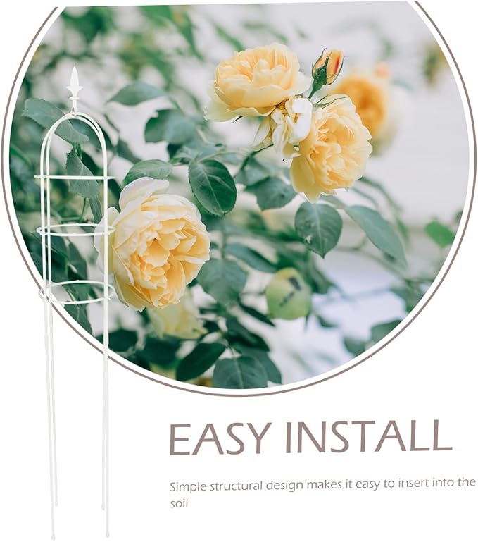 BESPORTBLE Plant Scaffolds Metal Garden Arbor Trellis Outdoor Plant Support for Climbing Vines Roses Peas