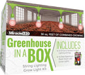 Miracle LED Greenhouse in a Box Grow Kit for Indoor Plants - Includes 4 Ultra Grow Red 150W Replacement Grow Light Bulbs &amp 1 4-Socket Corded Light Fixture