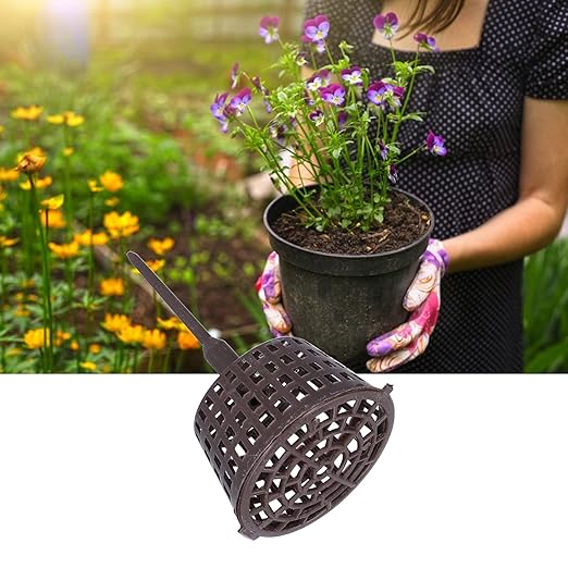 Bonsai Fertilizer Basket20Pcs Plastic Bonsai Fertilizer Box with Lid Garden Planting Fertilization Mesh Baskets for Orchid Bonsai Potted Plants