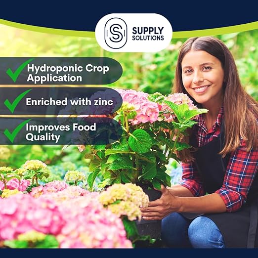 Supply Solutions 21-0-0-24S Ammonium Sulfate for Deep Green Plants - Soil Acidifier for Blueberry Blooms Azalea and Magnolia Tree Fertilizer - Sulfur for Plants Nitrogen Fertilizer (50 Pounds)