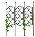 Black Garden Trellis for Climbing PlantsRustproof Plastic Coated Metal Plant Support35in53in Tall Frame for Vines Flowers Vegetables and Roses - Indoor/Outdoor Use (Size : 53in/135cm X 18.3 in/