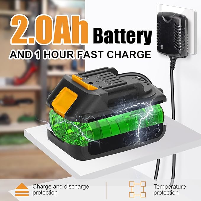 20V Cordless Leaf Blower 150MPH Handheld Electric Blower with Battery &amp Charger Variable Speed Battery Powered Blowers for Lawn Care Yard Patio Dust Remove Lightweight &amp Portable Mini Leaf Bl