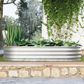Heavy Duty Galvanized Steel Raised Garden Bed for Outdoor Vegetables Flowers and Herbs – Rust Resistant Durable &amp Easy to Assemble (1Pcs 6x3x1ft)