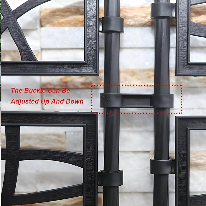 Foldable Garden Trellis 120/150/180cm High Potted Plant Climbing Support Garden Fence for Decorative Privacy Screen Plant Stake(40.5x120cm/15.9x47.2in)