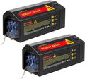 2 Pack Electric Mouse Trap ZapperElectronic Rat Traps Indoor for Home with Anti-Escape DoorRechargeable &amp Reusable Electric Rat Traps Outdoor Rodent Zapper Mice Killer for Kitchen GarageFast Ki