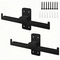 2PCS Backpack Blower Sprayer Rack Wall Mounted Heavy Duty Steel Backpack Leaf Blower Garden Sprayer Hanger Small Chainsaw Lawn Mower Holder for Garage Trailer Indoor Storage Organization