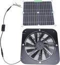100W Solar Exhaust Fan for Chicken Coop: 13.5Inch Solar Powered Ventilation Fan for Greenhouse Shed Rv and Dog House