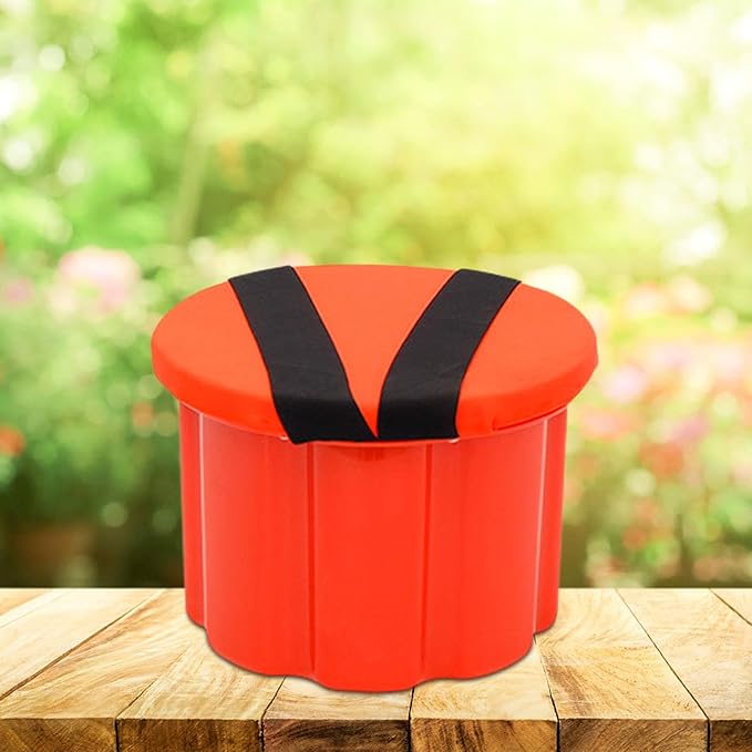 Garden Wearable Stool Outdoor Fishing Chair Gardening Supplies Camping Stool Portable Gardening Cushion Chair Workseat for Planting Farm 18cm Plastic