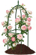 Garden TrellisAdjustable Height Metal Obelisk Holder - Metal Garden Trellis - for Balcony House Outside Wedding Vegetable Flower Fruit