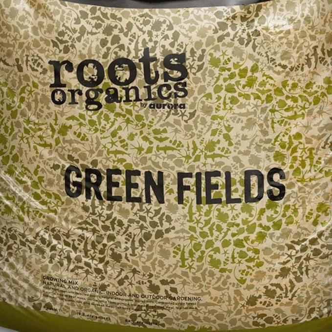 Roots Organics ROGF Green Fields Hydroponic Nutrient-Based Gardening Potting Soil for Plants Flowers and Outdoor Gardens 1.5 Cu Ft (2 Pack)